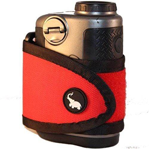 Monument Golf 1001RD Stick It Classic Series Magnetic Rangefinder Strap, Red