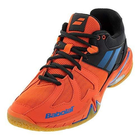 Babolat-Men`s Shadow Spirit Indoor Tennis Shoes Black and Red-(3324921691435)