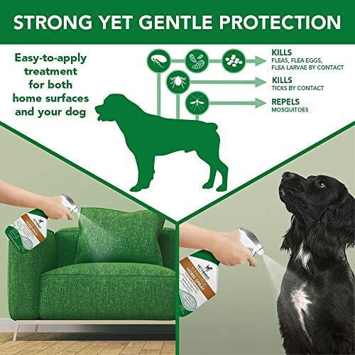 Vet's Best Flea and Tick Home Spray | Flea Treatment for Dogs and Home | Flea Killer with Certified Natural Oils | 32 Ounces