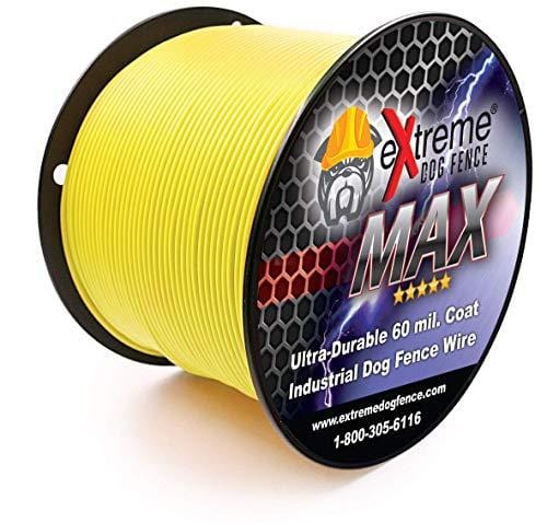 Extreme Dog Fence Max Grade Electric Dog Fence - 1 Dog Kit - 500 Feet of 14 Gauge-Plus Maximum Duty Wire for Ultimate Performance and Reliability