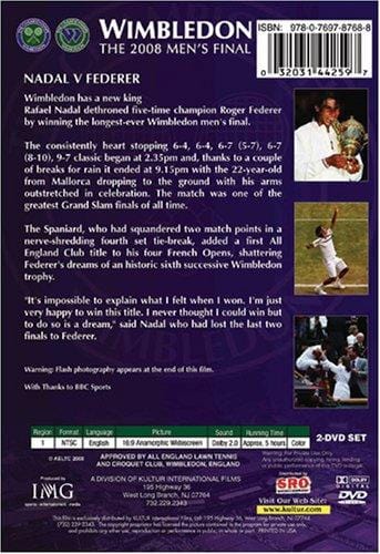 Wimbledon - The 2008 Finals: Nadal vs. Federer / Widescreen