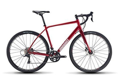 Diamondback Bicycles Haanjo 3 Gravel Adventure Road Bike, 50cm Frame, Red, 50cm/X-Small