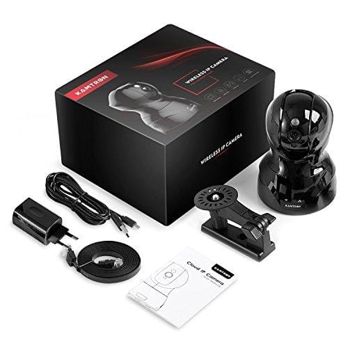 Security Camera 1080P WiFi Dog Pet Camera - KAMTRON Wireless Indoor Pan/Tilt/Zoom Home Camera Baby Monitor IP Camera with Motion Detection Two-Way Audio, Night Vision - Cloud Storage