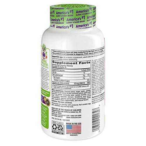 Vitafusion Vitamin D3 Gummy Vitamins, 150 ct