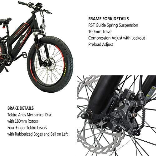 Pedal Faster Huge Capacity （23.2Ah in Total） Dual Removable Lithium-ion Batteries 26'' 4.0inch Fat tire Aluminum Electric Bike 48V 750W Fat Tire Beach Snow Electric Bicycle with Shimano 7 Speeds