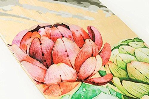 VOLADOR 46inch dancing longboard maple deck (Floral)