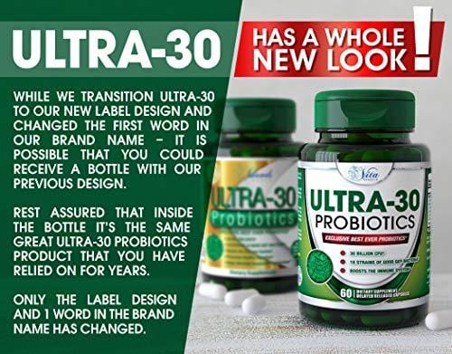 Best Probiotics for Women Men - 30 Billion CFU Probiotic with Prebiotics Supplement 18 Strain Patented Delayed Release Capsules Mens and Womens Digestive Health Supplements