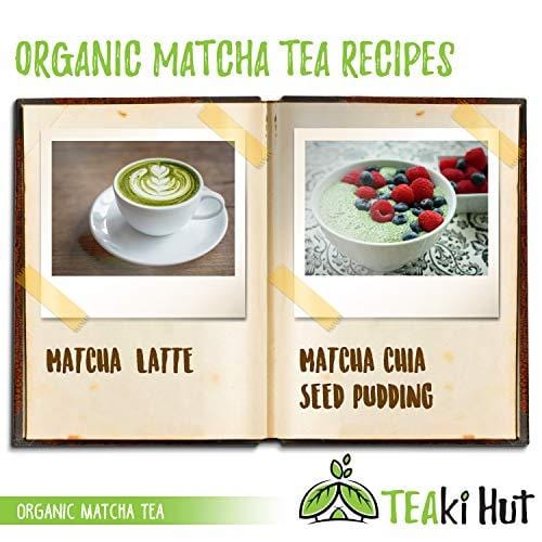 Organic Matcha Green Tea Powder Culinary Grade 2 oz (50 Servings) - Excellent Weight Loss Benefits - More Antioxidants than Green Tea Bags- Great for making Matcha Tea, smoothies or Lattes