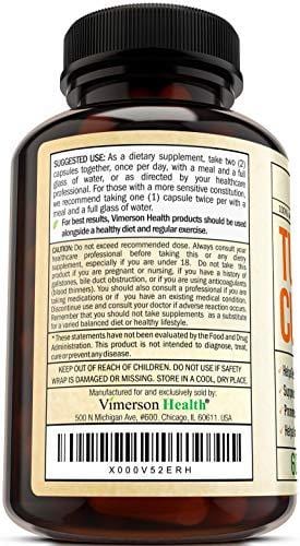 Turmeric Curcumin with Bioperine Joint Pain Relief - Anti-Inflammatory, Antioxidant Supplement with 10mg of Black Pepper for Better Absorption. Best Natural Non-GMO, Made in USA