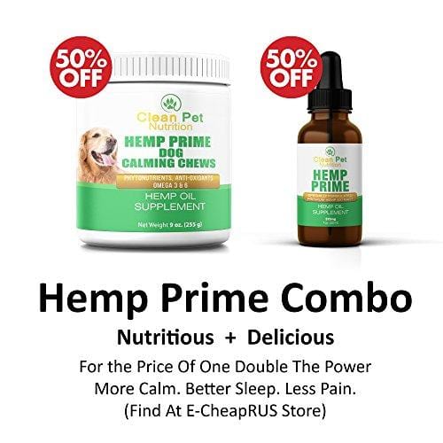 Hemp Oil For Dogs and Cats - Full Spectrum Organic Drops Hemp Oil For Anxiety & Stress Relief- Arthritis Pain Relief - Hip and Joint Dog Supplement- Apply To Hemp Prime Treats (375mg)