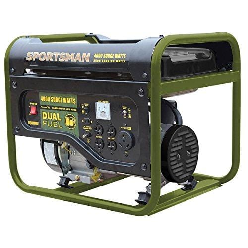 Sportsman GEN4000DF, 3500 Running Watts/4000 Starting Watts, Dual Fuel Powered Portable Generator