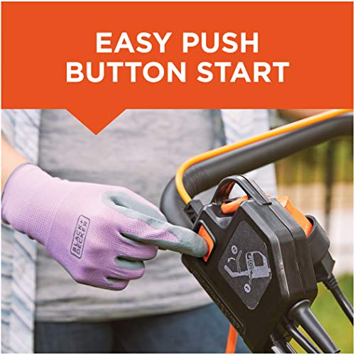 BLACK+DECKER Lawn Mower, Corded, 13 Amp, 20-Inch (BEMW213),Orange