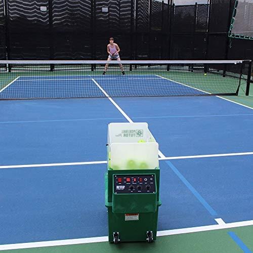OnCourtOffCourt Pickleball Tutor Plus (Battery Included) - Easily Adjustable for Any Shot/Up to 65 MPH Ball-Speed