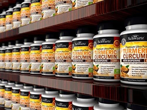 Turmeric Curcumin with Bioperine 1500mg. Highest Potency Available. Premium Pain Relief & Joint Support with 95% Standardized Curcuminoids. Non-GMO, Gluten Free Turmeric Capsules with Black Pepper