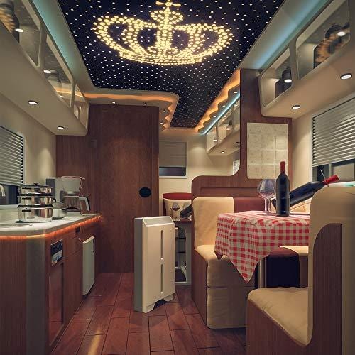 ALOVECO LED RV Lights, 12V Led Lights Dimmable Ultra-Thin RV Lights Interior Waterproof 12 Volt LED Ceiling Lights 3000K Warm White Motorhome Sailboat Yacht(8 Pack)