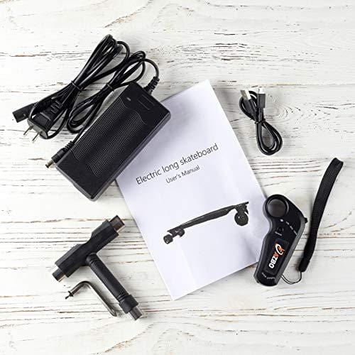 Electric Skateboard Longboard with Remote Control by AZBO | 2000W Dual Motor UL2272 Certified High Speed 25 MPH Motorized Wireless H6 Board | 18 Miles Max Range | LG Battery