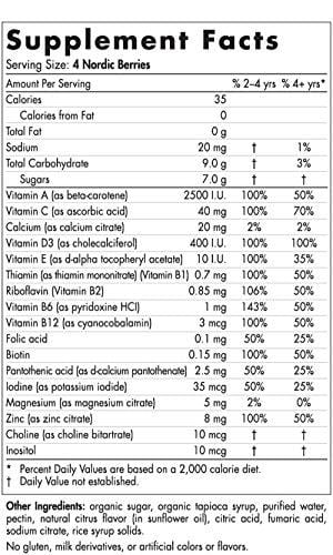 Nordic Naturals Nordic Berries Multivitamin - Chewable Vitamin For Children & Adults Provides Essential Vitamins and Nutrients For Immune System, Bone Health, Development & Overall Health*,200 Count