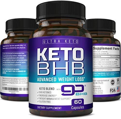 Best Keto Pills - Shark Tank Advanced Weight Loss Superior BHB Salts-MCT Oil 1000mg Blend to Burn Fat, Support Ketosis, Boost Energy and Enhance Focus
