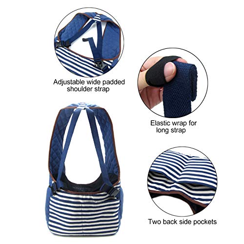 Alfie Pet - Amos Pet Front Sling Carrier - Color: Navy