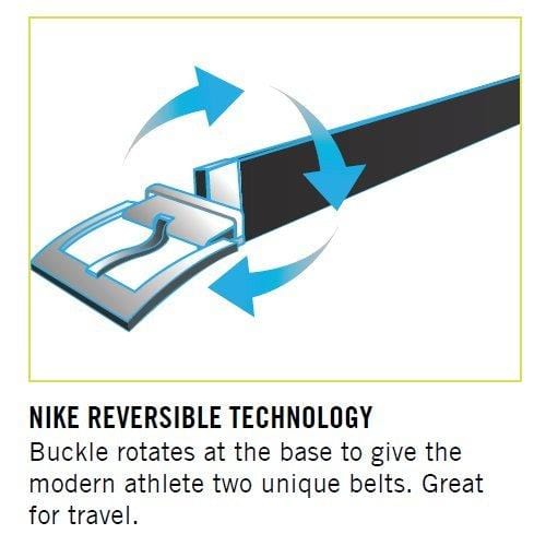 Nike Men's Classic Reversible Belt, Black/White, 36