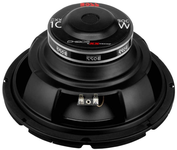 2) Boss CXX10 10" 1600W Car Audio Power Subwoofer Sub+ Mono Amplifier+Amp Kit