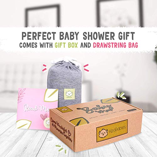 Baby Wrap Carrier All-in-1 Stretchy Baby Wraps - Baby Sling - Infant Carrier - Babys Wrap - Hands Free Babies Carrier Wraps - Baby Shower Gift (Classic Gray)