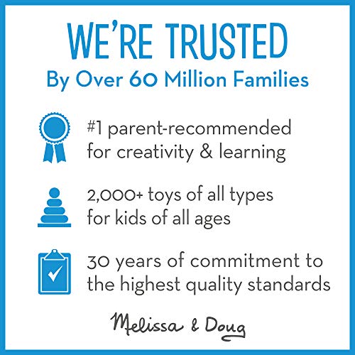 Melissa & Doug Mine to Love Carrier Play Set for Baby Dolls (Toy Bear, Bottle, Rattle, Activity Card)