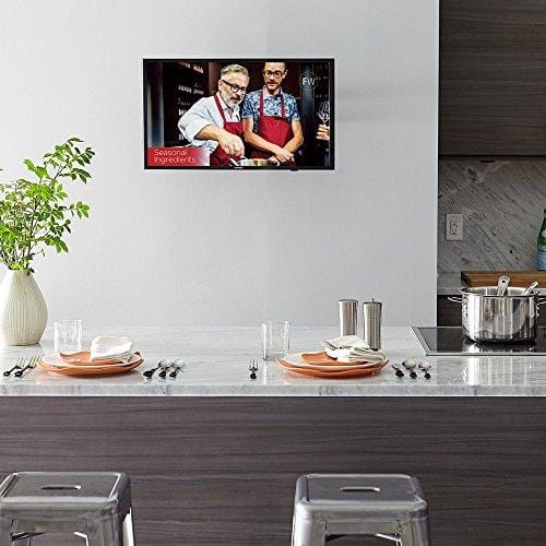 ECHOGEAR Full Motion Articulating TV Wall Mount Bracket for Most 15-39 inch TVs & Computer Monitors Featuring 10.5" of Extension, 90º of Swivel, 16º of Tilt - EGSF1-BK