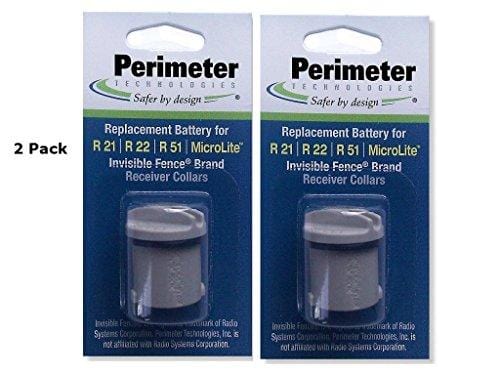 Invisible Fence Collar Battery - Brand Compatible - with Free eOutletDeals Value Bundle (2 Pack)