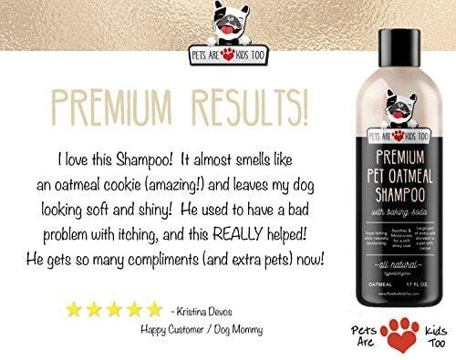 Pet Oatmeal Anti-Itch Shampoo & Conditioner In One! Smelly Puppy Dog & Cat Wash, ALL NATURAL & Hypoallergenic! Provides Relief For Allergies, Itchy, Dry, Irritated Skin!! Smells Amazing! (1 btl)