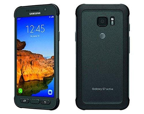 Samsung Galaxy S7 ACTIVE G891A 32GB Unlocked GSM Shatter-Resistant, Extremely Durable Smartphone w/ 12MP Camera - Titanium Gray (Renewed)