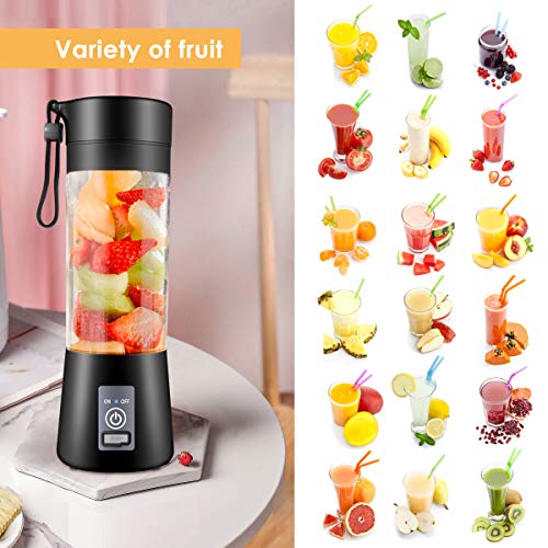 Portable Blender, Mini Mixer for smoothies and shakes, Kitchen tools,Fruit Mixing Machine with USB Rechargeable Batteries