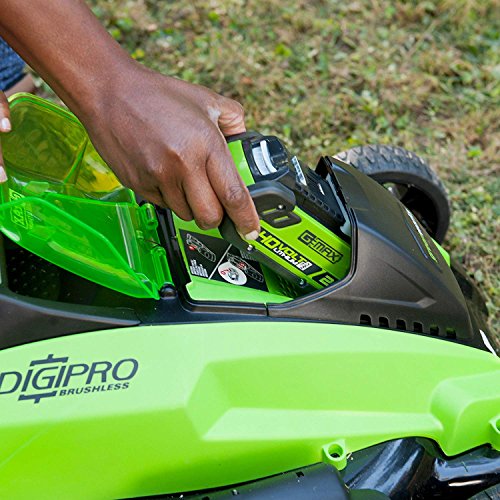 Greenworks 19-Inch 40V Cordless Lawn Mower with Extra Blade, Battery & Charger Not Included 2501302