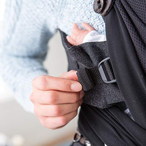 Boppy ComfyChic Baby Carrier, 4 Carrying Positions, Charcoal