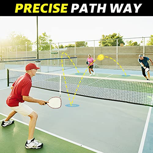 Pickleball Balls, 16Pack Pickleball-Balls with Mesh Bag, 40 Holes+26 Holes, USAPA Requirement Specifically Designed for Outdoor and Indoor, Flight Trajectory Stable High Elasticity & Durable