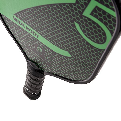 ONIX Graphite Z5 Pickleball Paddle (Graphite Carbon Fiber Face with Rough Texture Surface, Cushion Comfort Grip and Nomex Honeycomb Core for Touch, Control, and Power)