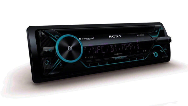 Sony MEX-XB120BT Single DIN Hi-Power Bluetooth In-Dash CD/AM/FM/SiriusXM Ready Car Stereo with 180W RMS (CEA Rated Power) built-in 4-channel 45W x 4 Amplifier