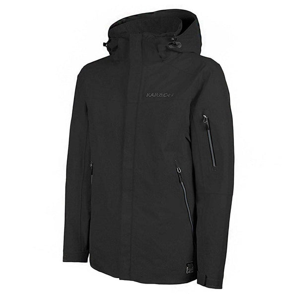 KARBON McKinley Mens Shell Ski Jacket - X-Large/Black-Black-Red