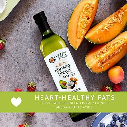 Chosen Foods Organic Chosen Blend Oil 25.4 oz., Non-GMO, High-Heat Frying, Baking, Cooking, 490° F Smoke Point