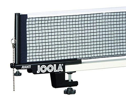 JOOLA Premium Avanti Table Tennis Net and Post Set - Portable and Easy Setup 72" Regulation Size Ping Pong Screw On Clamp Net
