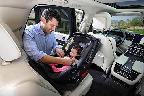 Britax B-Safe 35 Infant Car Seat - 1 Layer Impact Protection - Moisture Wicking and Ventilating Fabric, Dual Comfort Grey [Amazon Exclusive]