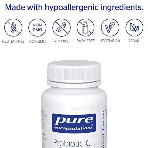 Pure Encapsulations - Probiotic G.I. - Shelf Stable Probiotic Blend to Support Healthy Immune Function Within The Gastro Intestinal Tract* - 60 Capsules