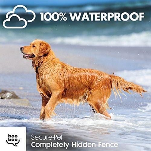 Electric Dog Fence and Pet Containment System In-Ground or Above Ground Installation - Rechargeable - 955 Feet of Wire w/Quickstart Guide