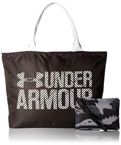 Under Armour Women's Big Wordmark Tote 2.0,Black (001)/White, One Size