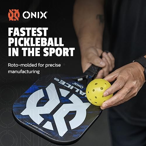 Onix Pickleball Dura Fast 40 Pickleball Balls - Outdoor Pickleballs Neon Green and Yellow Available