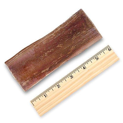 GigaBite Best Pet Supplies FDA & USDA Certified Free Range Bully Taffy Esophagus Gullet Dog Treats - 6 Inch, Pack of 24