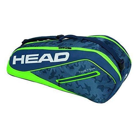 HEAD  Tour Team 6R Combi Tennis Bag Navy/Green