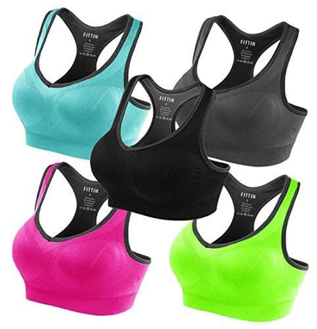 FITTIN Racerback Sports Bras - Padded Seamless High Impact Support for Yoga Gym Workout Fitness [product _type] FITTIN - Ultra Pickleball - The Pickleball Paddle MegaStore