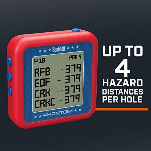 Bushnell Phantom Golf GPS, Red/Blue