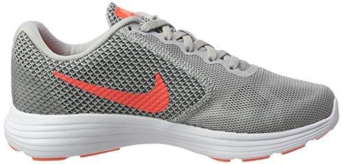 NIKE Women's Revolution 3 Running Shoe, Wolf Grey/Hyper Orange/Cool Grey, 10 C/D US